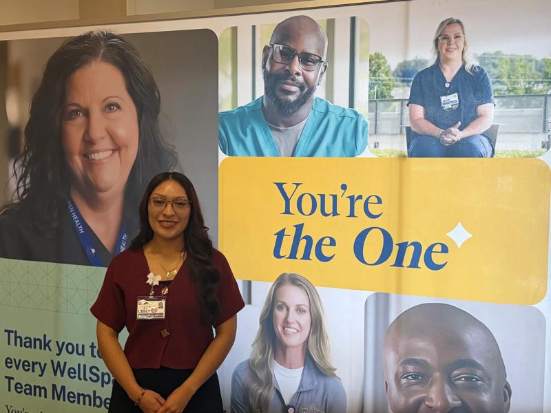 Nursing Scholar Program testimonial with Lesly Espinosa-Bernal from WECH, featuring roundtable with Sen McCormick